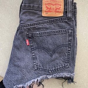 Black Vintage Levi Shorts